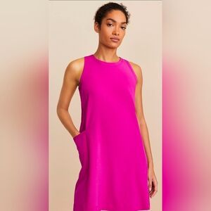 Lou & Grey Tipped Wanderweave Mini Pocket Dress